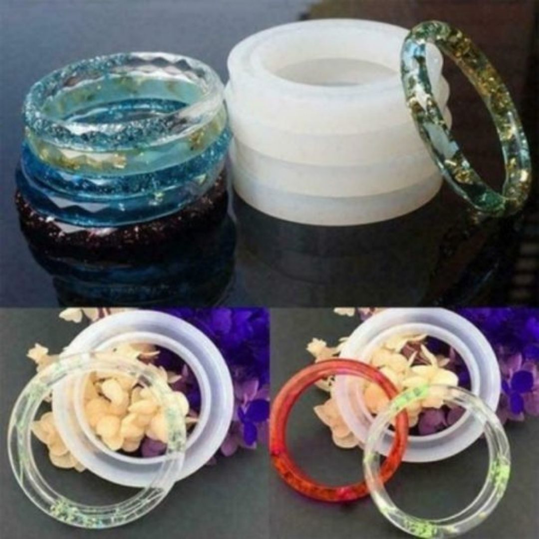 GLUESY® Sada na výrobu šperkov zo živice (83 kusov) – Obrázok 9