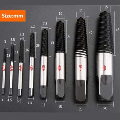 FIXOMA® Odstraňovač Skrutiek - Súprava na odstránenie poškodených skrutiek - Image 3