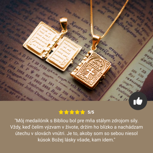 RETIAZKA S PRÍVESKOM V TVARE BIBLIE - Image 5