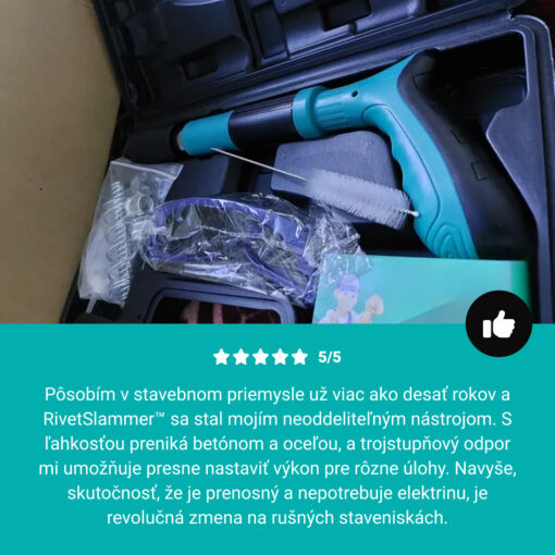MINI KLINCOVAČKA RIVETSLAMMER™ - ZADARMO: 50 klincov - Image 5