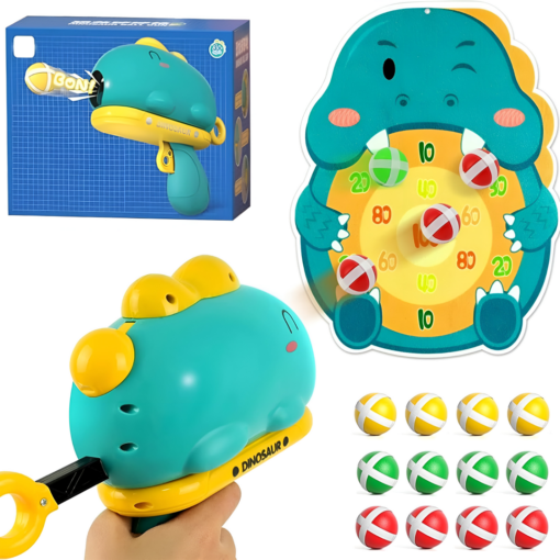 STRIEĽACIA PIŠTOĽ S LEPKAVÝMI LOPTIČKAMI DINOSAUR™ - Image 3