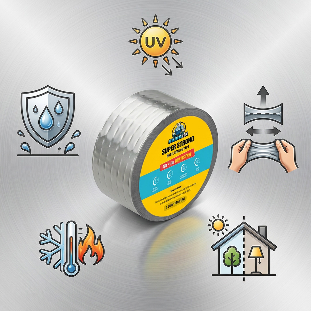 RHINOFIX – Super odolná butylová tesniaca páska (1m + 1m ZADARMO) – Obrázok 5