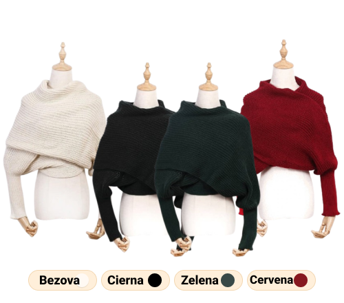 CozyWrap™ – Šál 2-v-1, ktorý sa premení na sveter – Obrázok 2