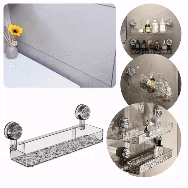 Priehľadný košík s prísavkou LotionRack™