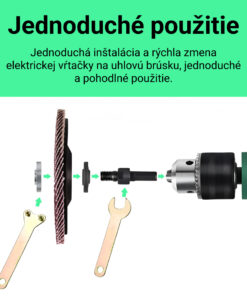Alternative view of DrillGrinda™ Adaptér Uhlovej Brúsky pre Elektrickú Vŕtačku