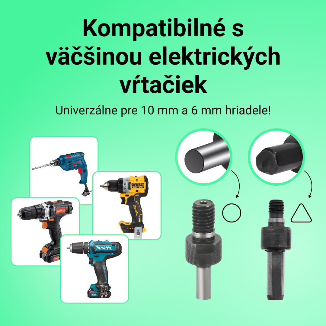 DrillGrinda™ Adaptér Uhlovej Brúsky pre Elektrickú Vŕtačku – Obrázok 3