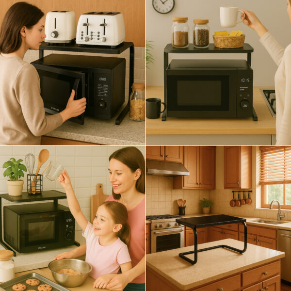 ELEVATE-KITCHEN™ - Kovová polica na úsporu miesta v kuchyni - Image 4
