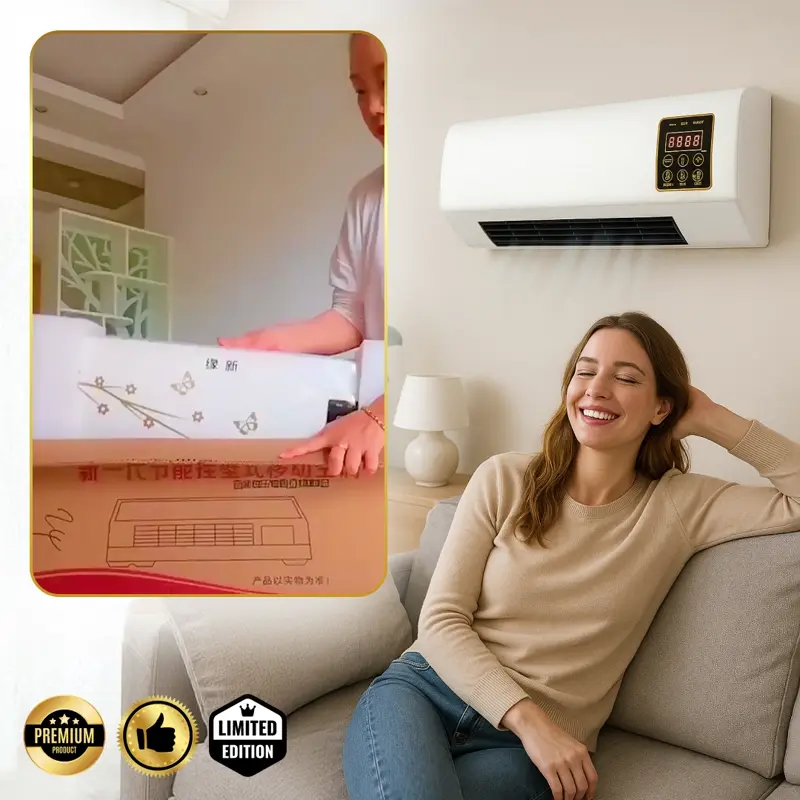 Enchantia – Ventilátor s Funkciou Kúrenia a Vetrania, Montáž Bez Náradia
