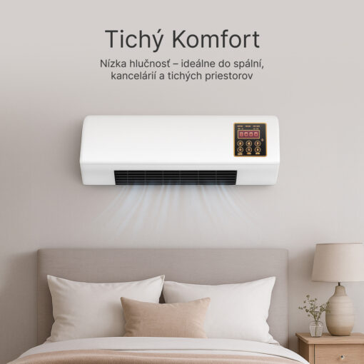 Enchantia – Ventilátor s Funkciou Kúrenia a Vetrania, Montáž Bez Náradia - Image 4
