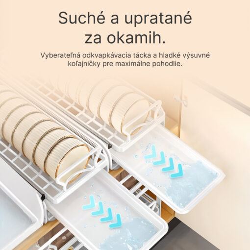 SlideDry™ – Výsuvný posuvný odkvapkávač na riad - Image 3