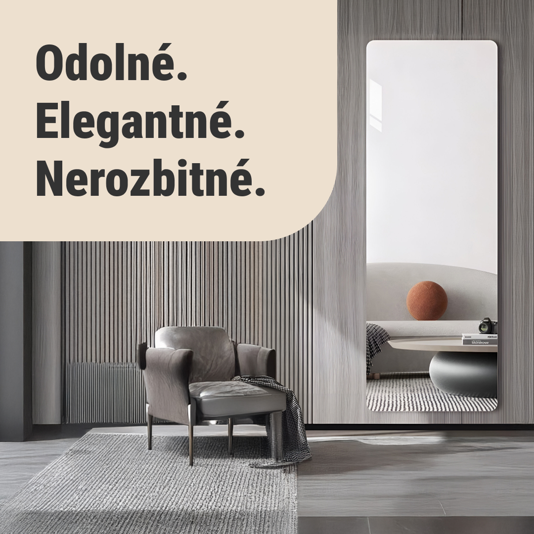MirrorFlex™ flexibilné samolepiace akrylové zrkadlo 120 x 40 cm – Obrázok 2