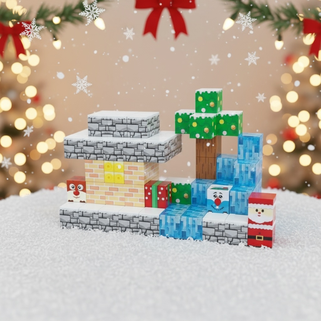 BuildEase™ - Magnetické Stavebné Bloky