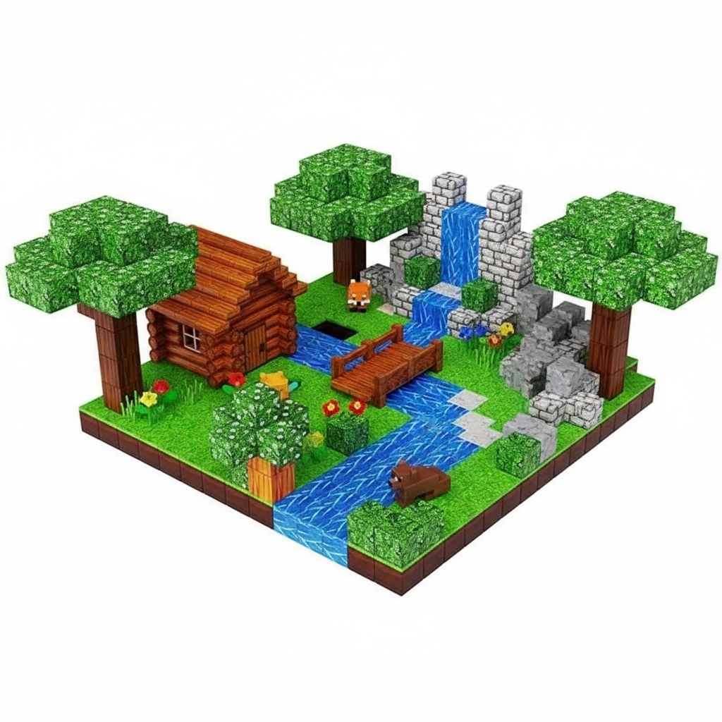 BuildEase™ - Magnetické Stavebné Bloky