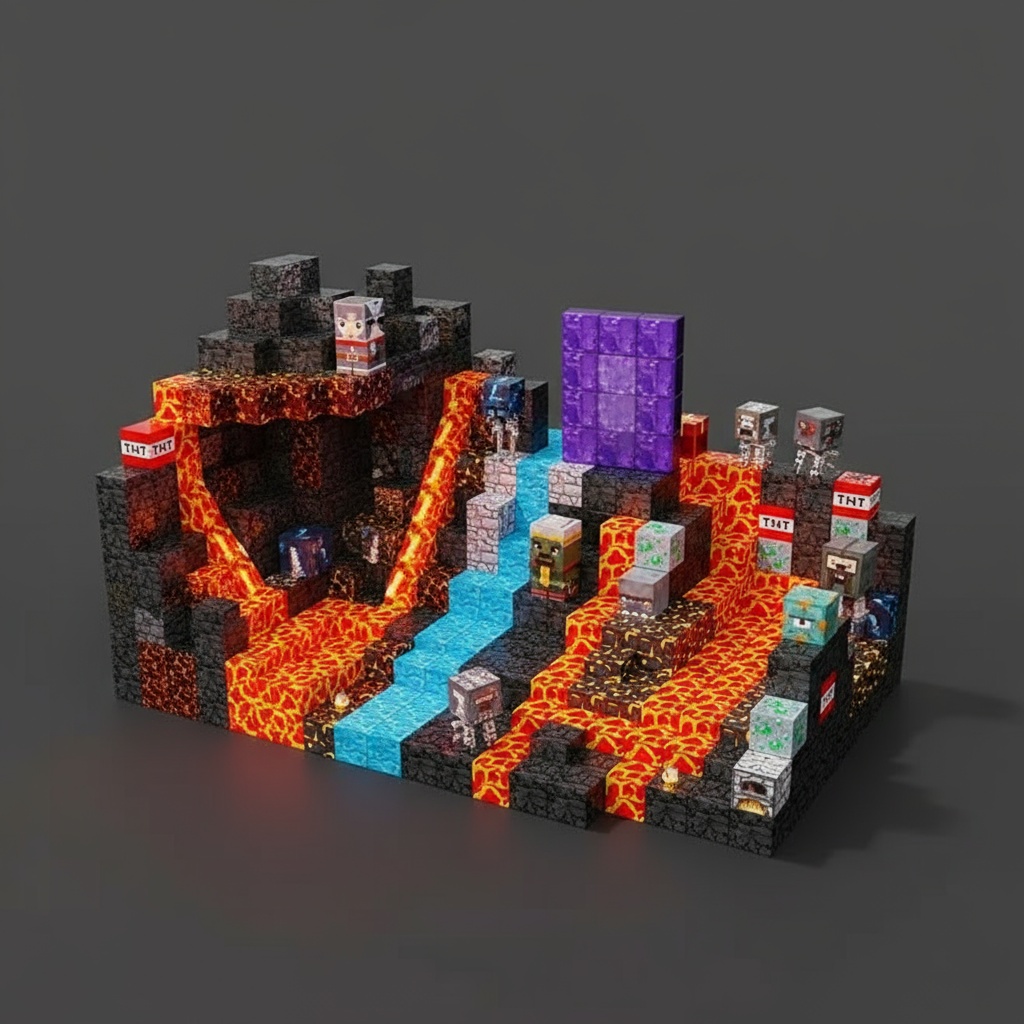 BuildEase™ - Magnetické Stavebné Bloky