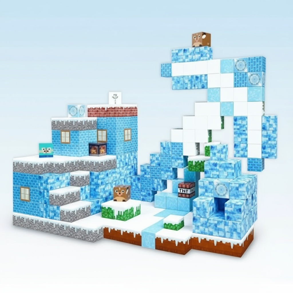 BuildEase™ - Magnetické Stavebné Bloky