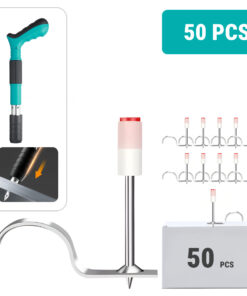 Klince pre RIVETSLAMMER™ – 50 ks z legovanej ocele, ručné okrúhle s rúrkovými svorkami