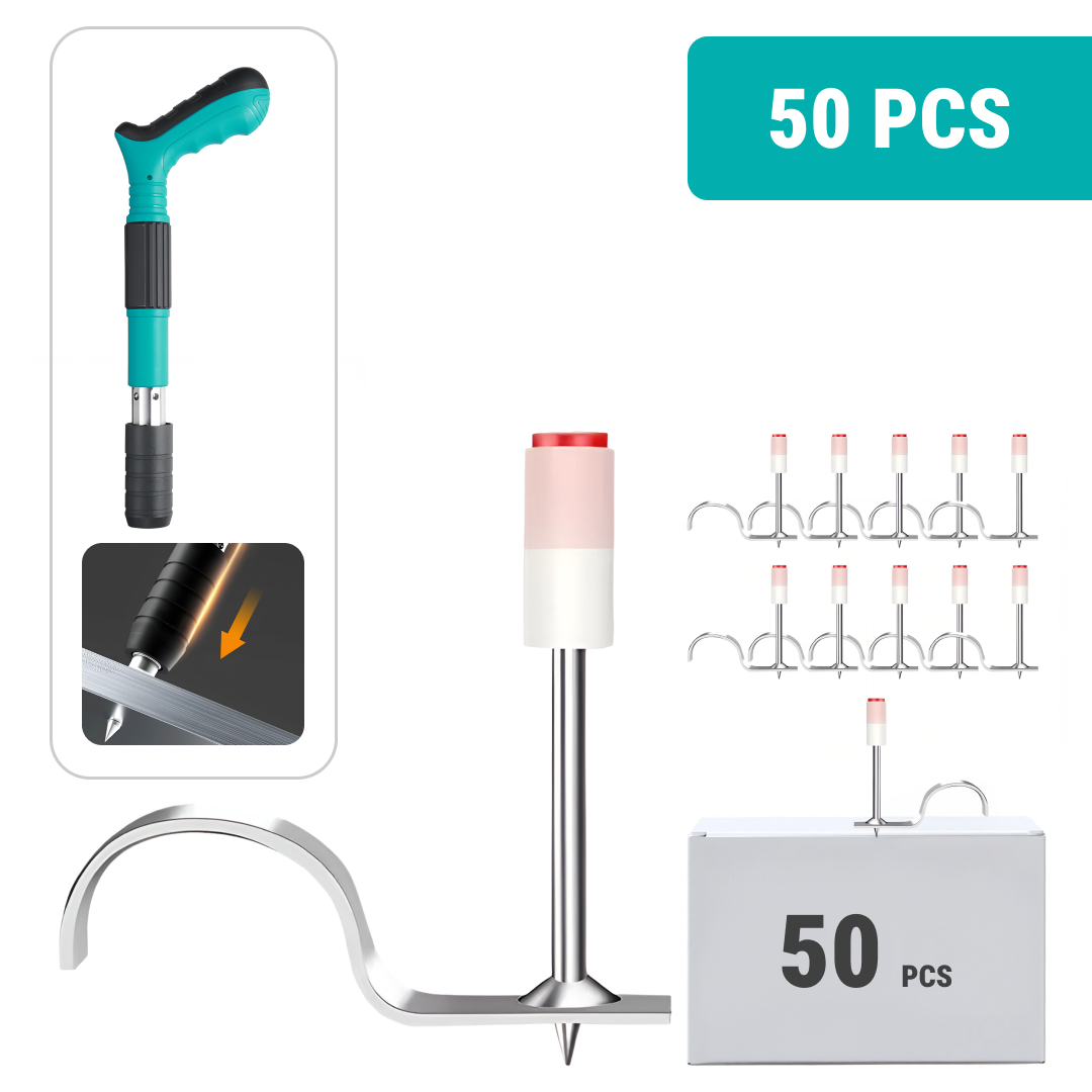 Klince pre RIVETSLAMMER™ – 50 ks z legovanej ocele, ručné okrúhle s rúrkovými svorkami