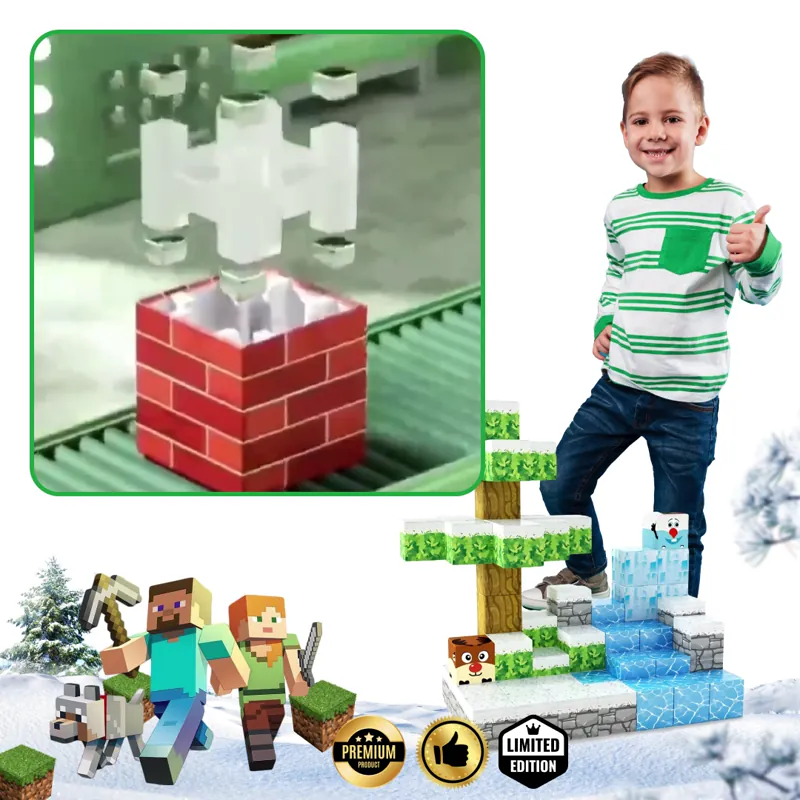 BuildEase™ - Magnetické Stavebné Bloky