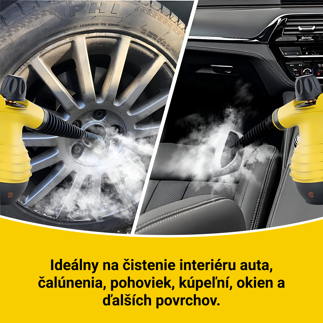 STEAMY® Tlakový parný čistič – Všetko v jednom s 9 exkluzívnymi doplnkami – Obrázok 3