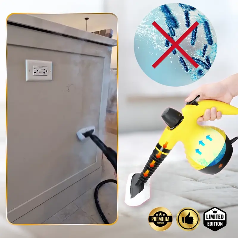 STEAMY® Tlakový parný čistič – Všetko v jednom s 9 exkluzívnymi doplnkami