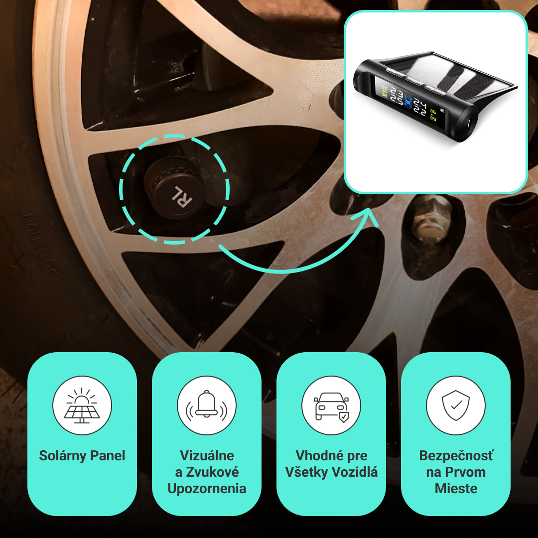 Riboton™ - Solárny Systém Monitorovania Tlaku v Pneumatikách – Obrázok 4