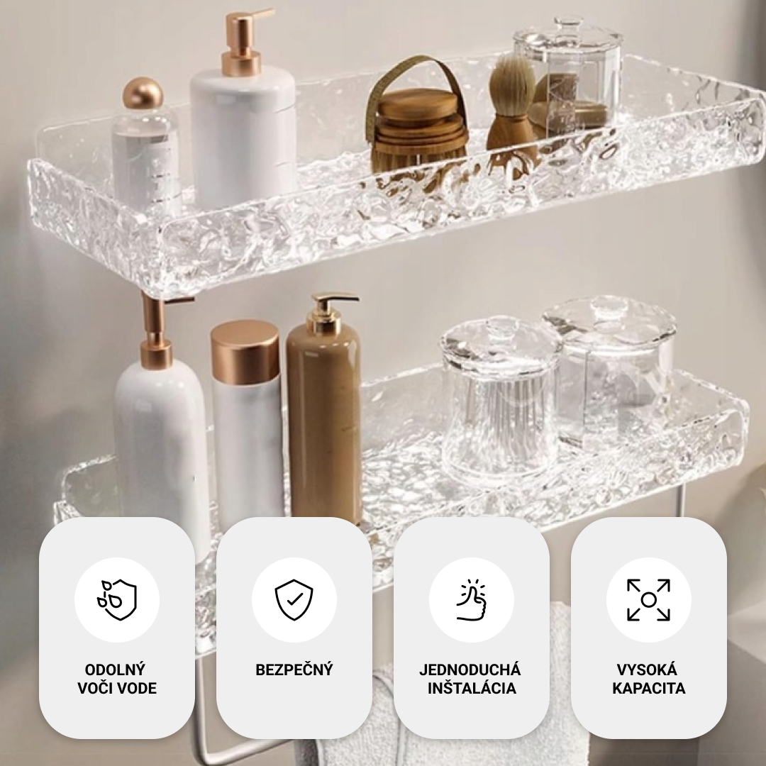 Priehľadný košík s prísavkou LotionRack™ – Obrázok 6