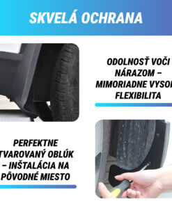 Alternative view of RuggedGuard™ - Blatník z mäkkej gumy pre vozidlá - Univerzálna sada 4 kusov pre autá a SUV
