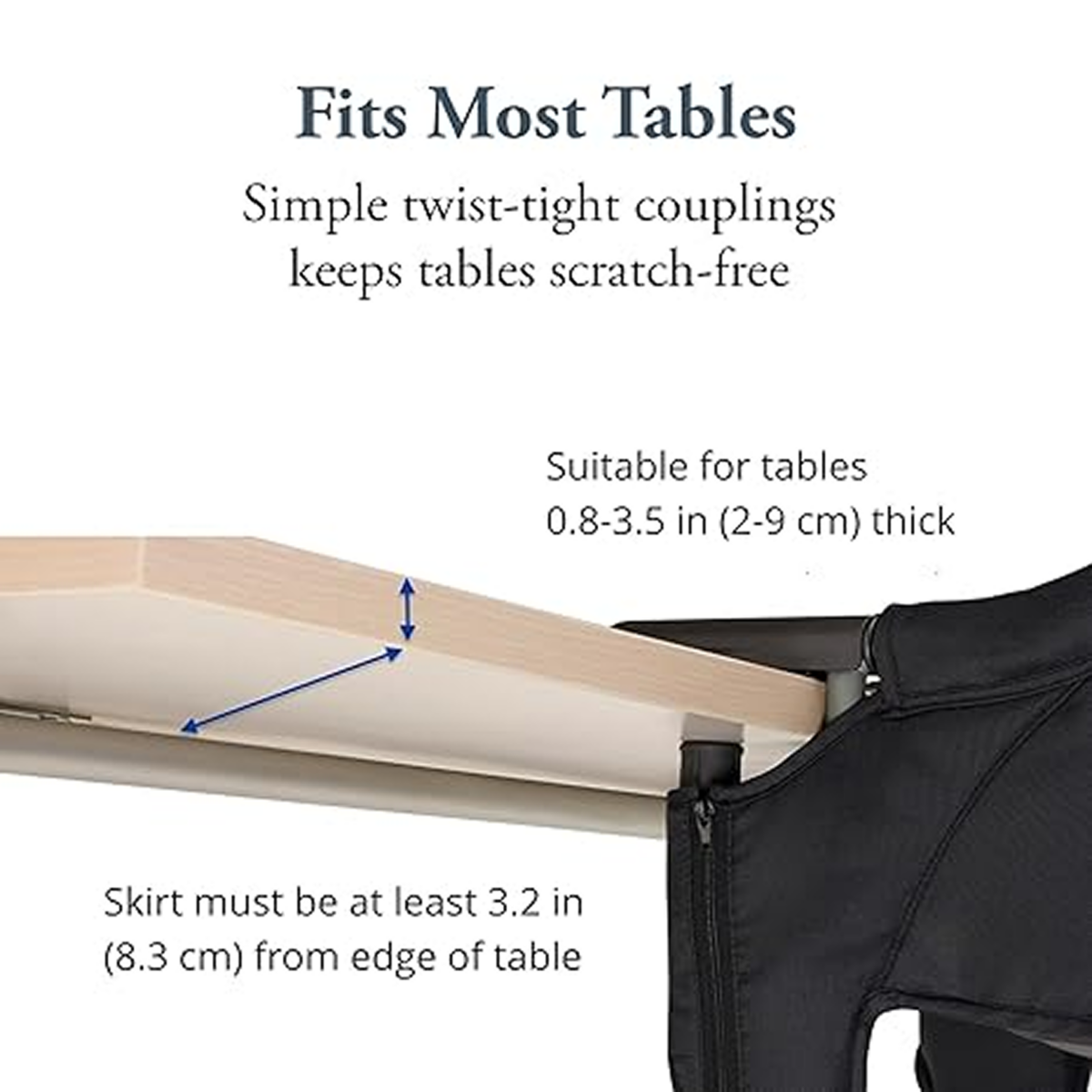 Aurevo™ - Prenosná stolička na stôl s podnosom – Obrázok 6