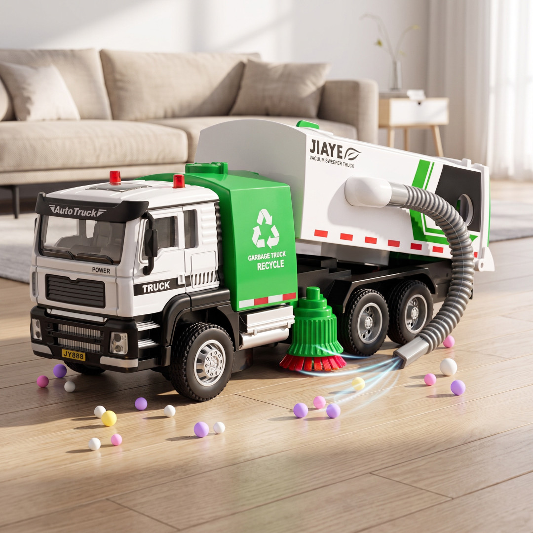 GarbageTruck™ – Cisternová autocisterna s odsávaním so zvukmi a svetlami – Obrázok 4